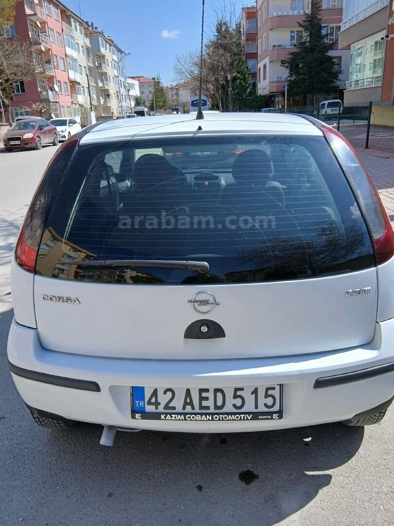 Sahibinden Opel Corsa 1.3 CDTI Essentia 2005 Model Konya 364.000 km Beyaz 4