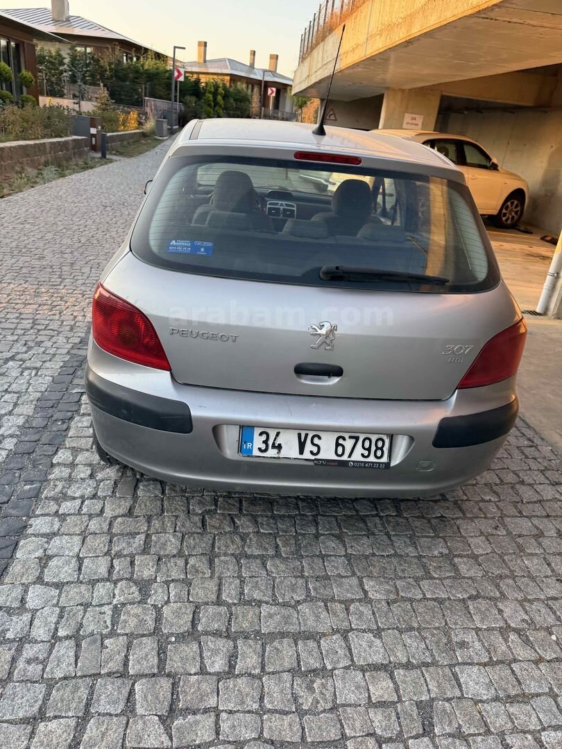 Sahibinden Peugeot 307 1.4 HDi XR 2004 Model İstanbul 211.000 km Gri (Gümüş) 4