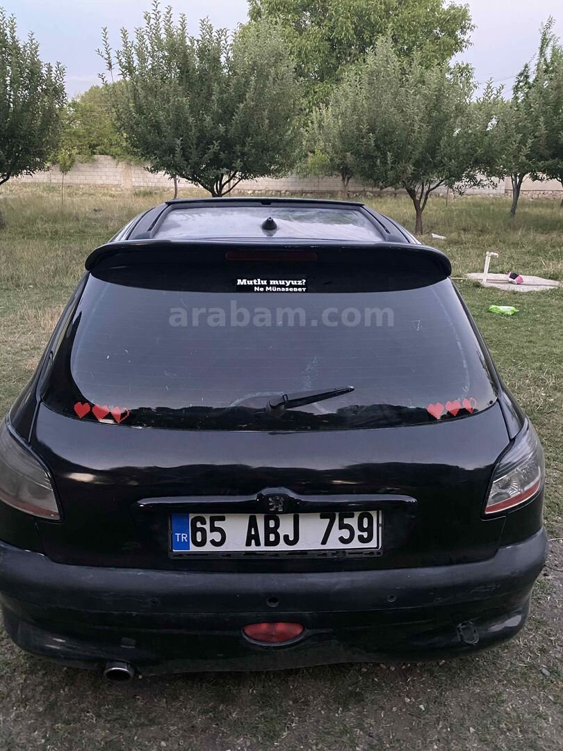 Sahibinden Peugeot 206 1.4 Color Line 2003 Model Van 222.500 km Siyah 5