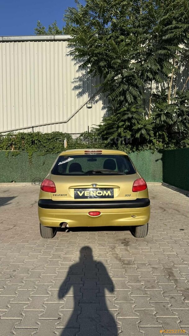 Galeriden Peugeot 206 1.4 X-Line 2003 Model Bursa 128.000 km Sarı 4