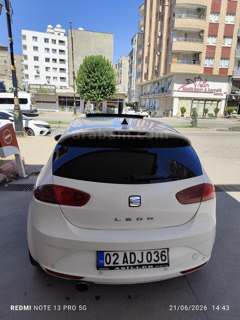 Sahibinden Seat Leon 1.6 TDI CR Style 2011 Model Şırnak 215.000 km Beyaz 6