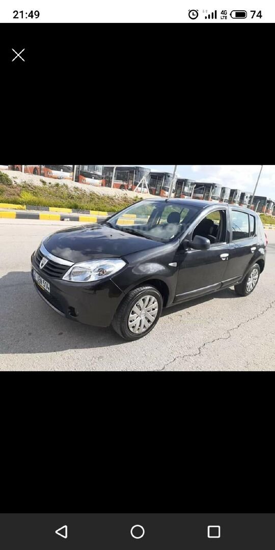 Sahibinden Dacia Sandero 1.4 Laureate 2010 Model Gaziantep 165.000 km Siyah 3