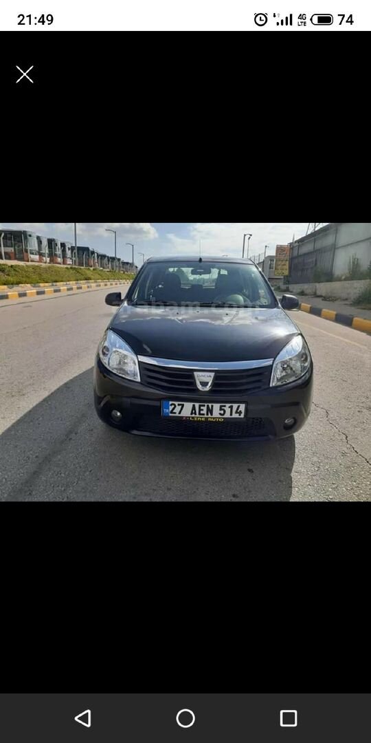 Sahibinden Dacia Sandero 1.4 Laureate 2010 Model Gaziantep 165.000 km Siyah 4