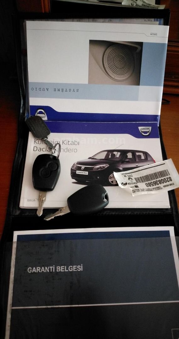 Sahibinden Dacia Sandero 1.4 Laureate 2010 Model Gaziantep 165.000 km Siyah 7