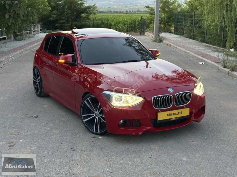 Galeriden BMW 1 Serisi 116i Sport Line 2013 Model Bursa 175.000 km Kırmızı