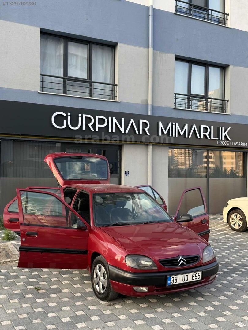 Galeriden Citroen Saxo 1.5D SX 2000 Model Kayseri 400.000 km Kırmızı 4