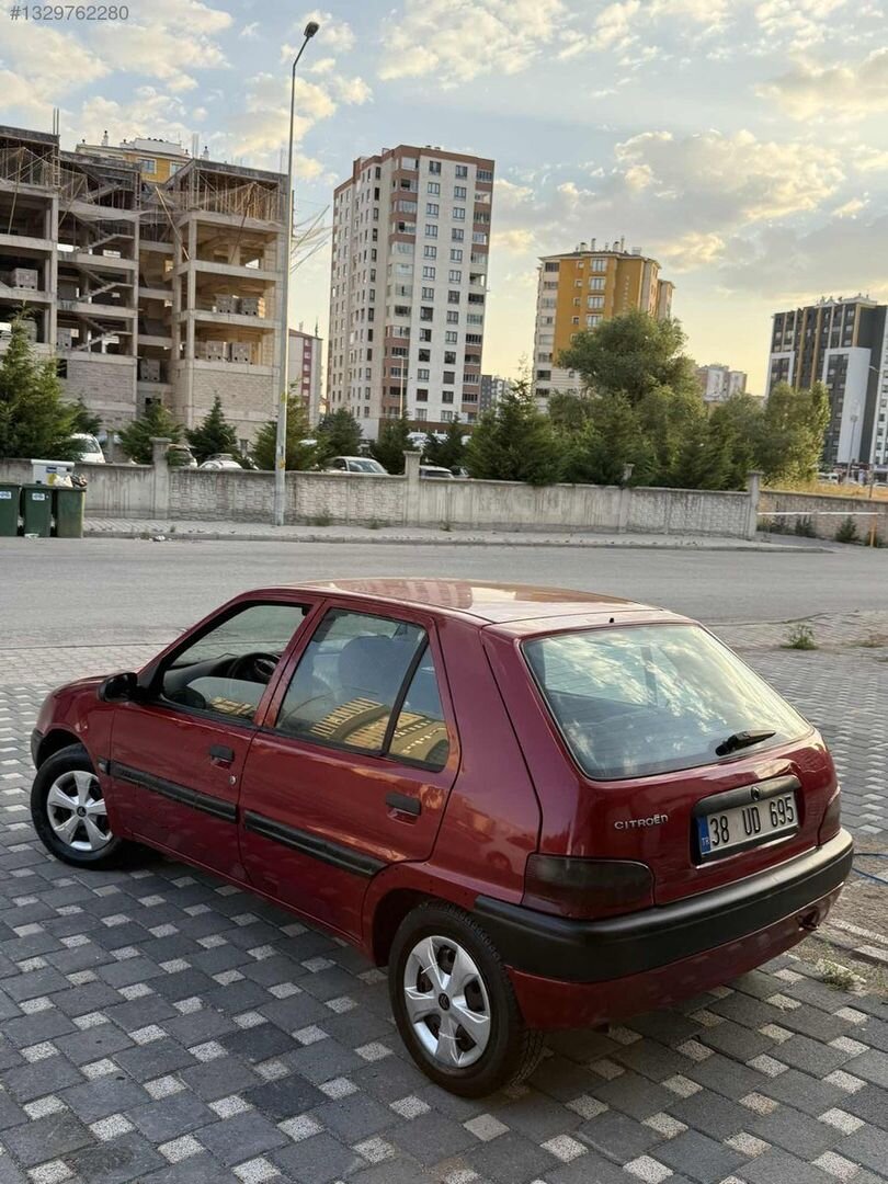 Galeriden Citroen Saxo 1.5D SX 2000 Model Kayseri 400.000 km Kırmızı 7