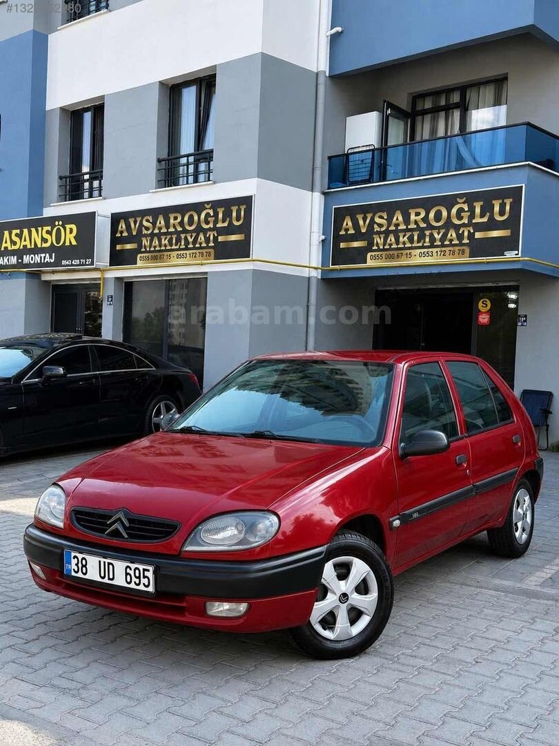 Galeriden Citroen Saxo 1.5D SX 2000 Model Kayseri 400.000 km Kırmızı 1