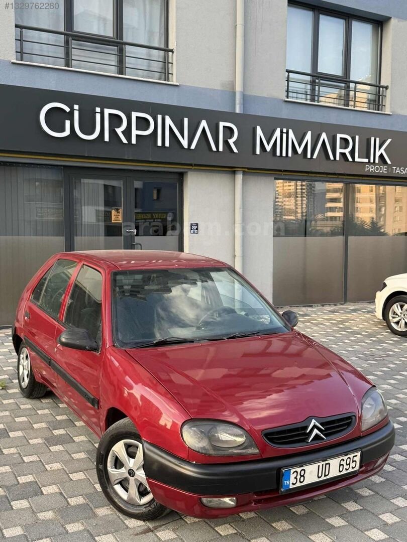Galeriden Citroen Saxo 1.5D SX 2000 Model Kayseri 400.000 km Kırmızı 2