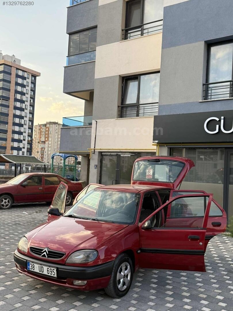 Galeriden Citroen Saxo 1.5D SX 2000 Model Kayseri 400.000 km Kırmızı 5