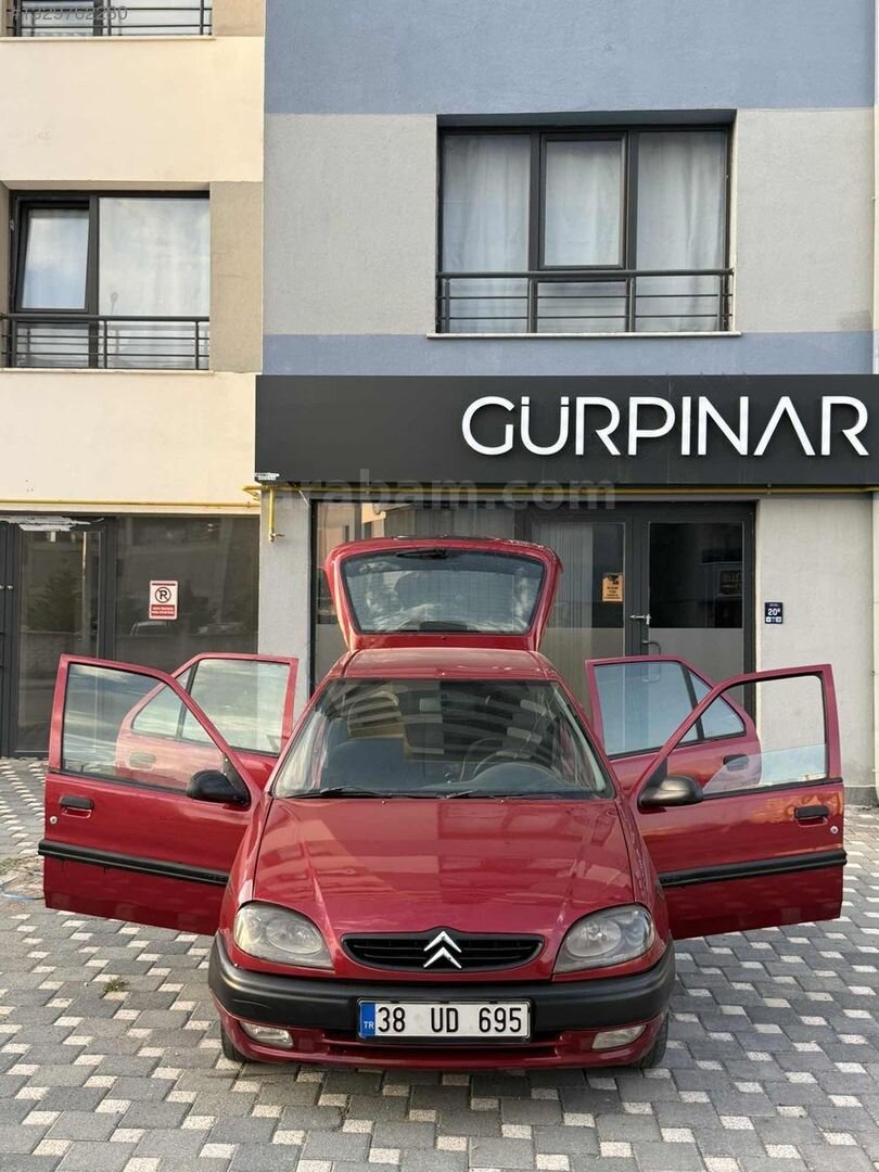 Galeriden Citroen Saxo 1.5D SX 2000 Model Kayseri 400.000 km Kırmızı 3