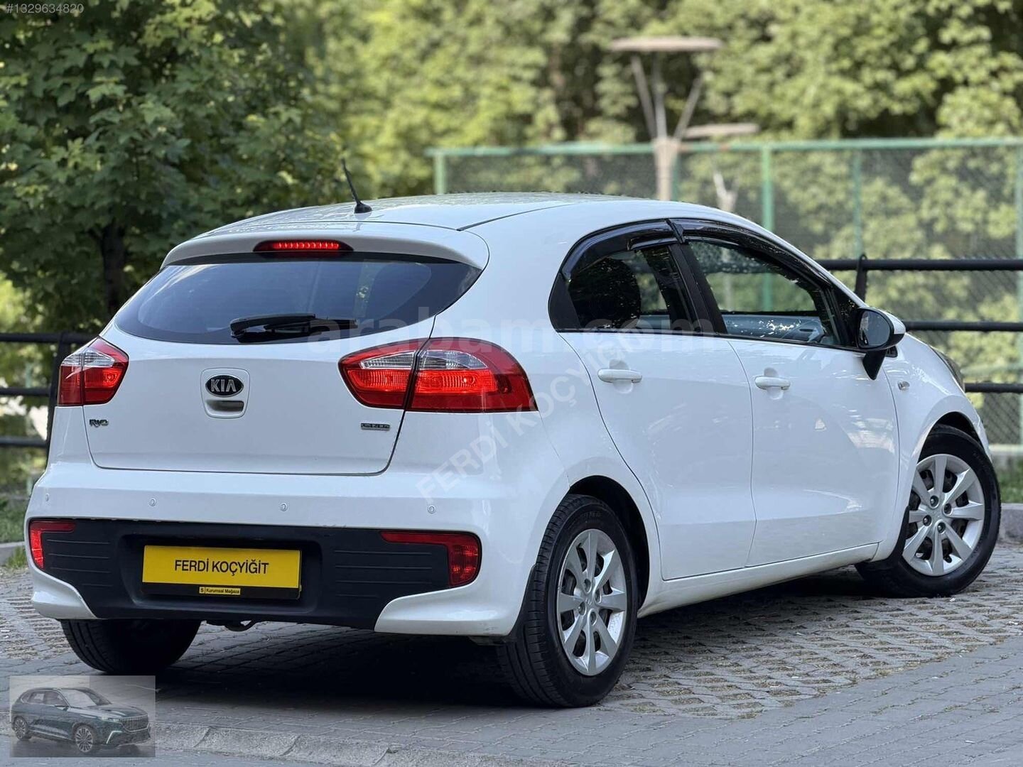 Galeriden Kia Rio 1.4 CRDi Comfort 2015 Model Ankara 190.000 km Beyaz 4