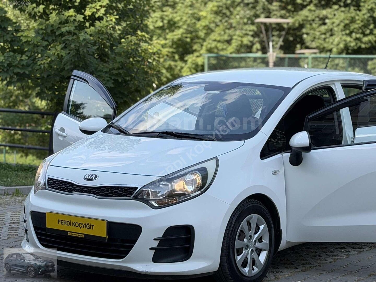 Galeriden Kia Rio 1.4 CRDi Comfort 2015 Model Ankara 190.000 km Beyaz 7