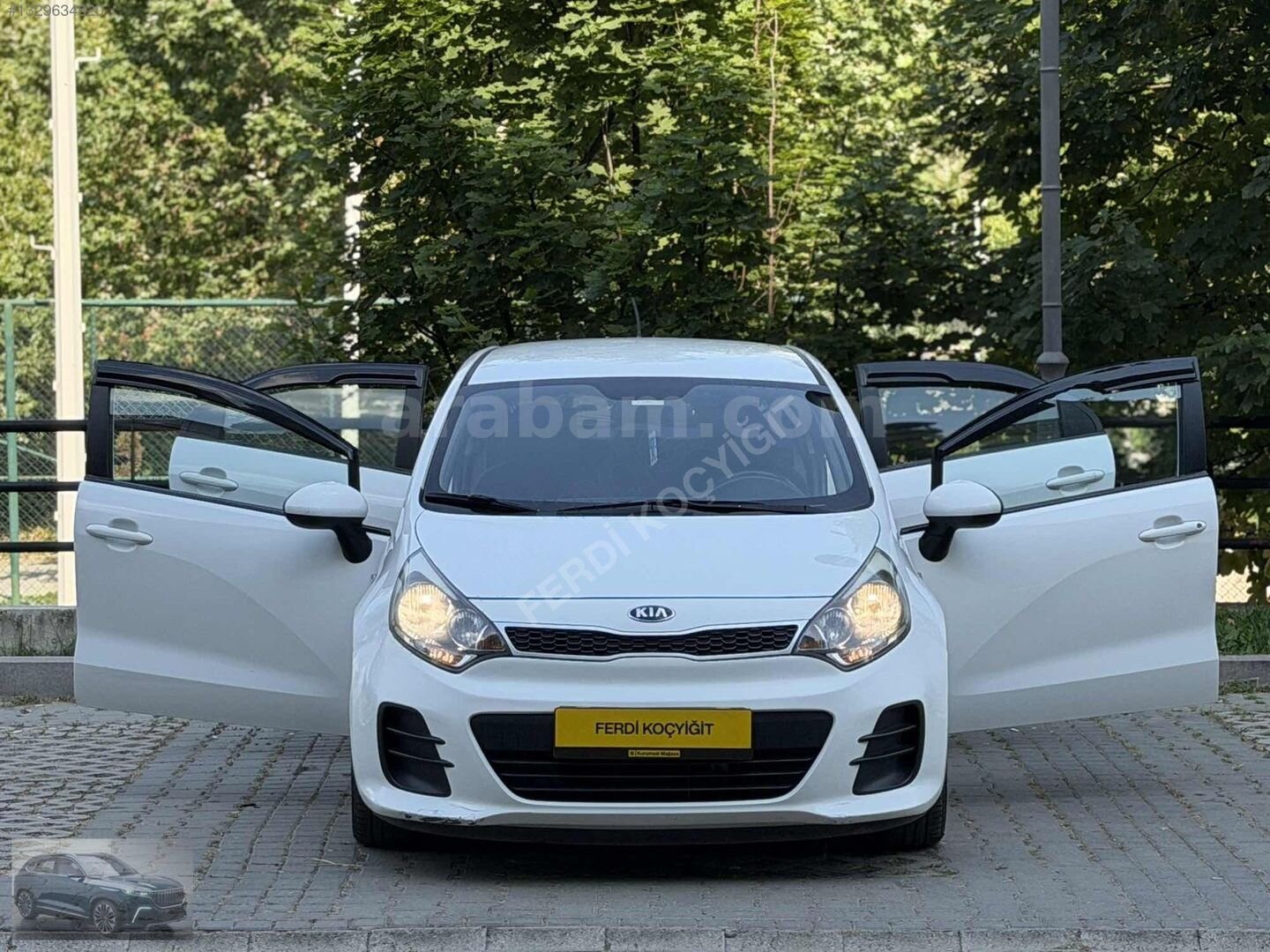 Galeriden Kia Rio 1.4 CRDi Comfort 2015 Model Ankara 190.000 km Beyaz 2