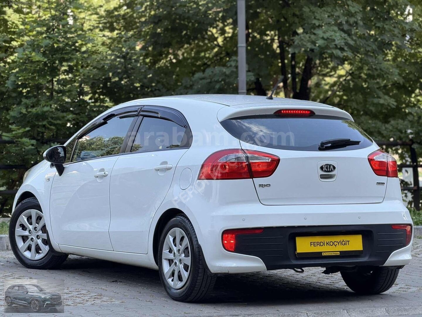 Galeriden Kia Rio 1.4 CRDi Comfort 2015 Model Ankara 190.000 km Beyaz 6