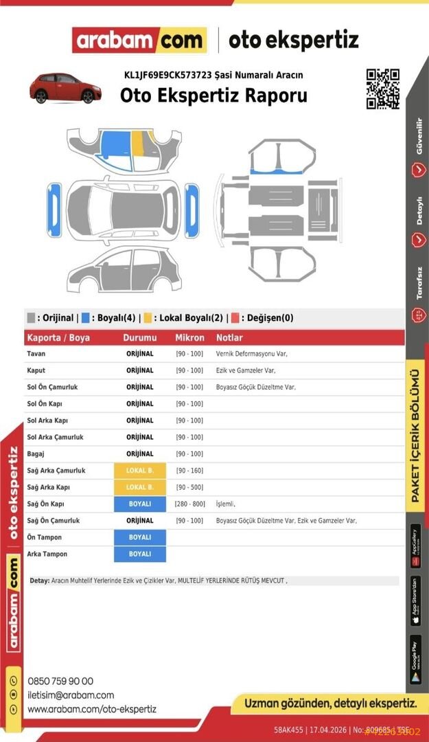 Galeriden Chevrolet Cruze 1.6 LS 2012 Model Aydın 171.000 km Beyaz 3