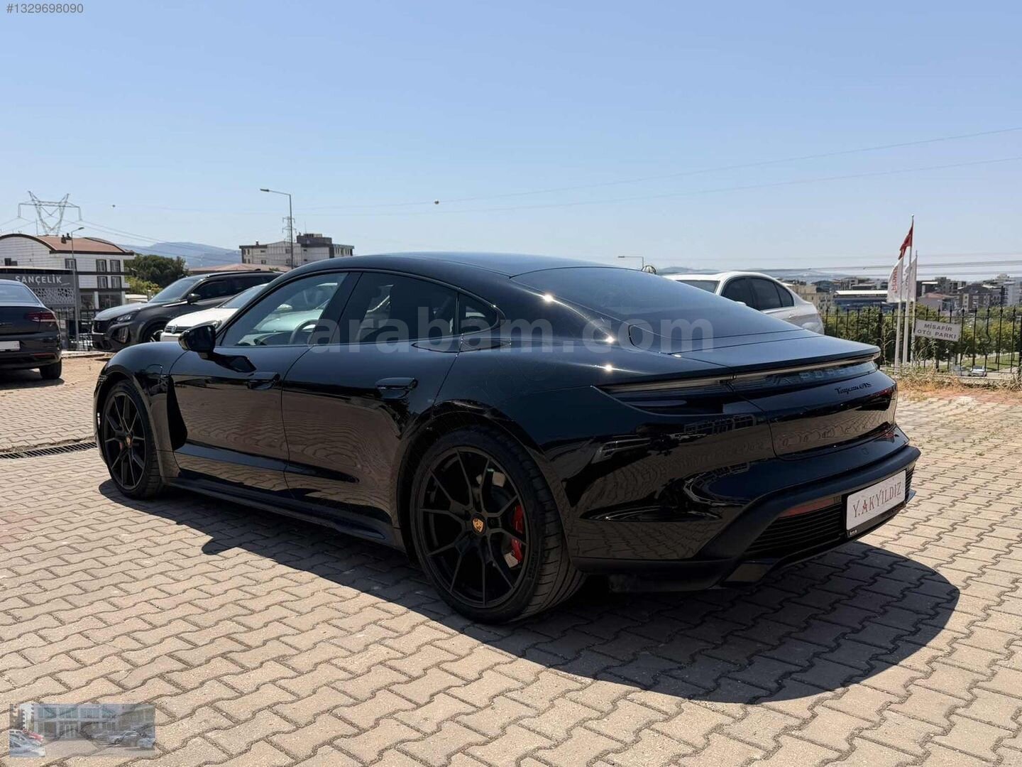 Galeriden Porsche Taycan Elektrik GTS 2023 Model Bursa 20.000 km Siyah 7