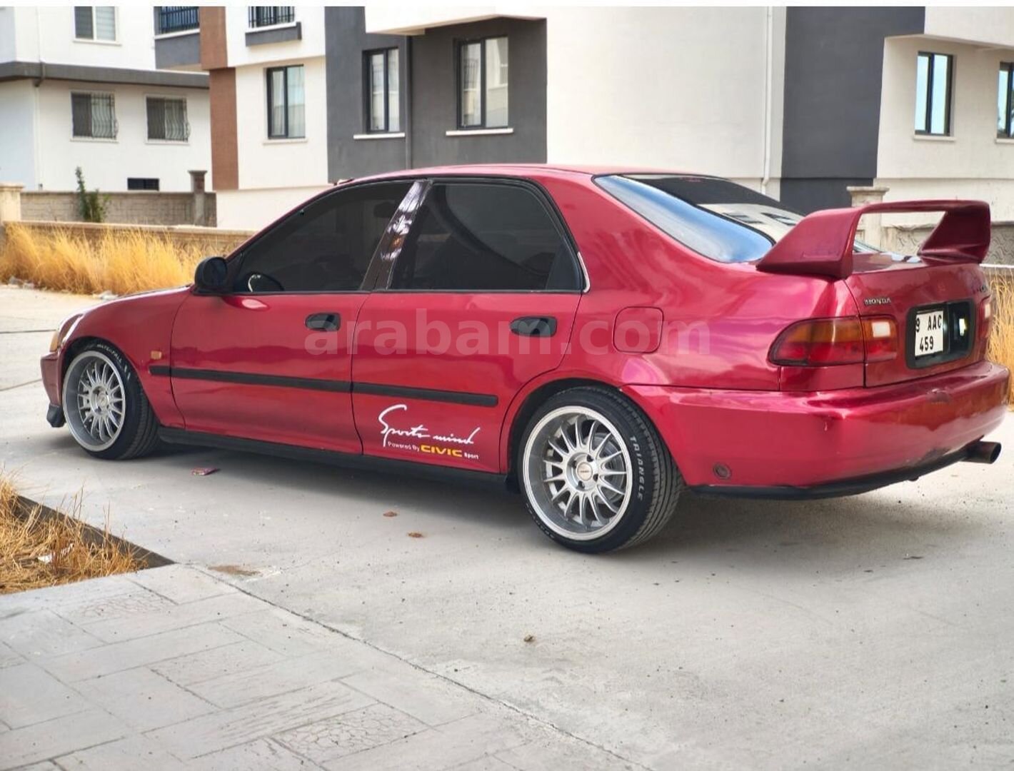 Sahibinden Honda Civic 1.5 EX 1993 Model Kastamonu 283.000 km Bordo 4