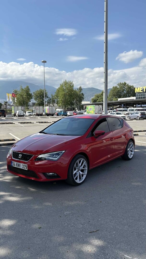 Sahibinden Seat Leon 1.6 TDI CR Style 2014 Model Bursa 338.000 km Kırmızı 1