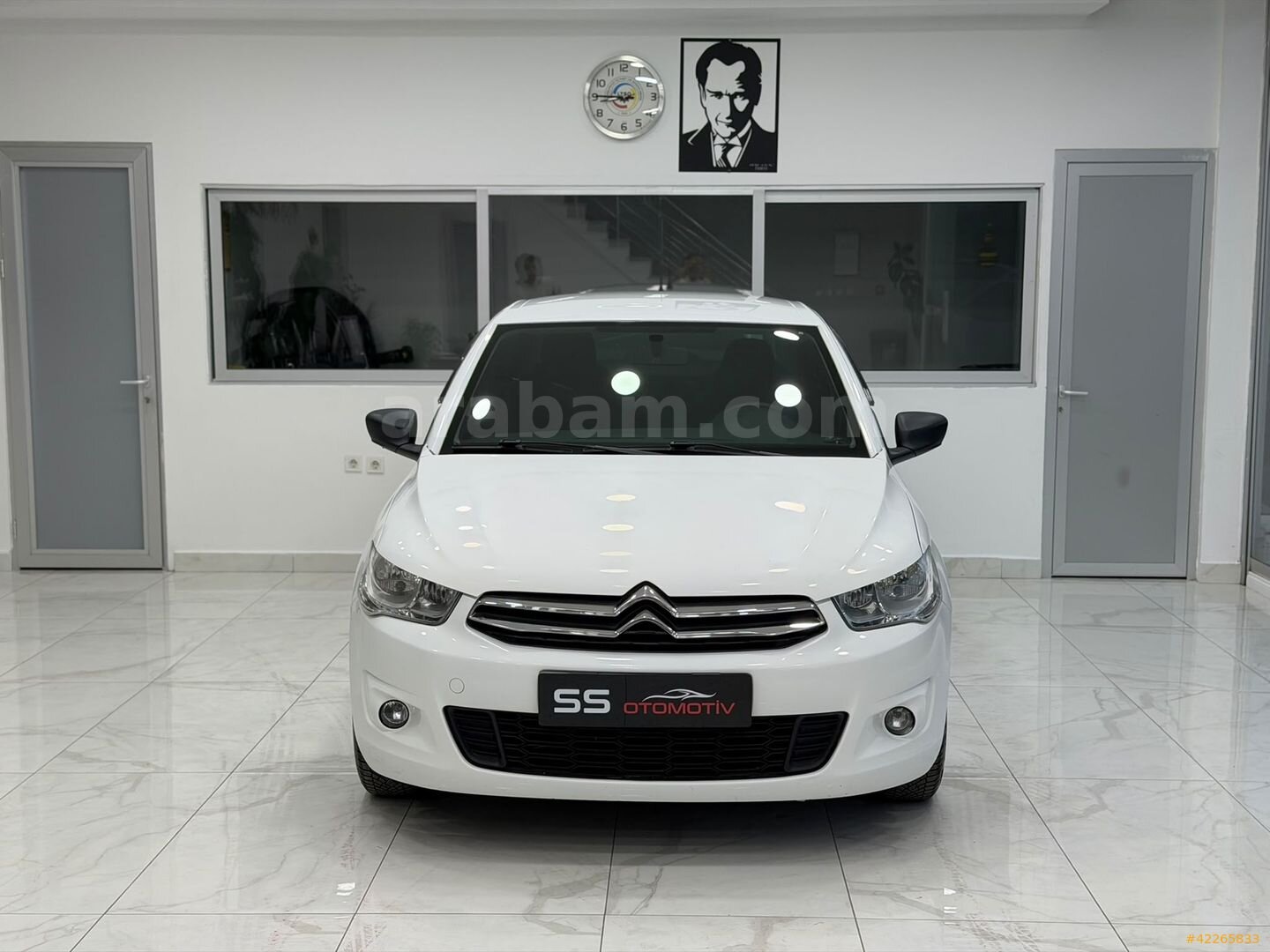 Galeriden Citroen C-Elysée 1.2 VTi Attraction 2013 Model Kırklareli 130.000 km Beyaz 4