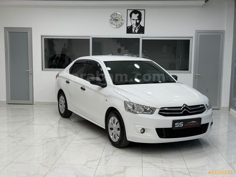 Galeriden Citroen C-Elysée 1.2 VTi Attraction 2013 Model Kırklareli 130.000 km Beyaz