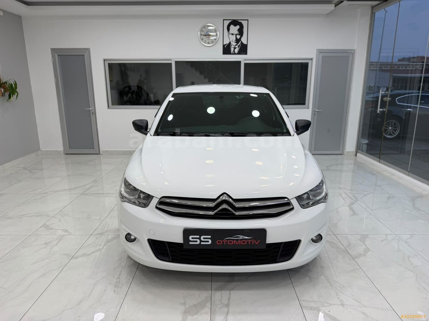 Galeriden Citroen C-Elysée 1.2 VTi Attraction 2013 Model Kırklareli 130.000 km Beyaz 5