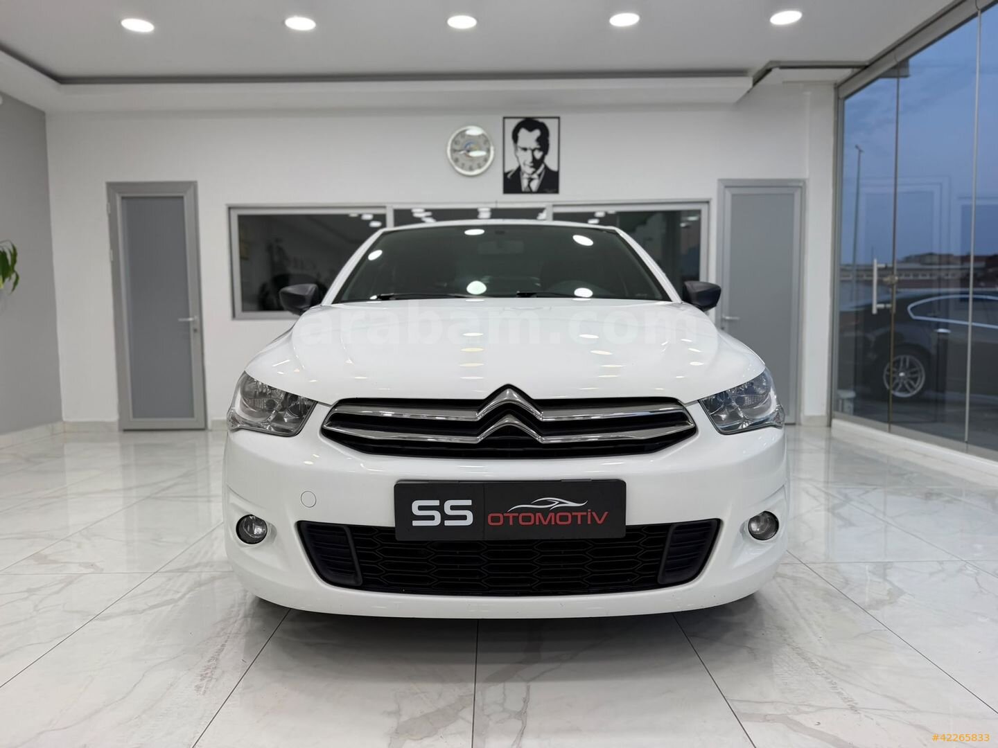 Galeriden Citroen C-Elysée 1.2 VTi Attraction 2013 Model Kırklareli 130.000 km Beyaz 7