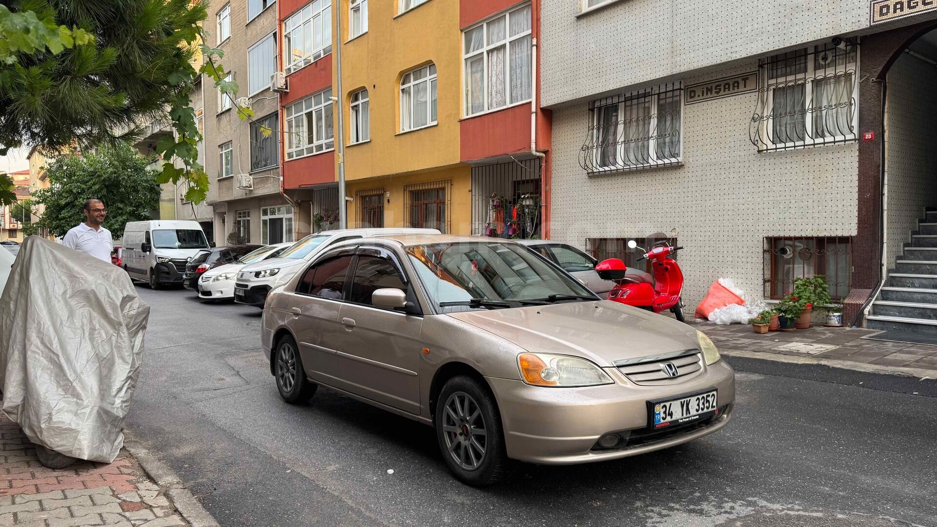 Sahibinden Honda Civic 1.4 S 2002 Model İstanbul 245.000 km Bej 2