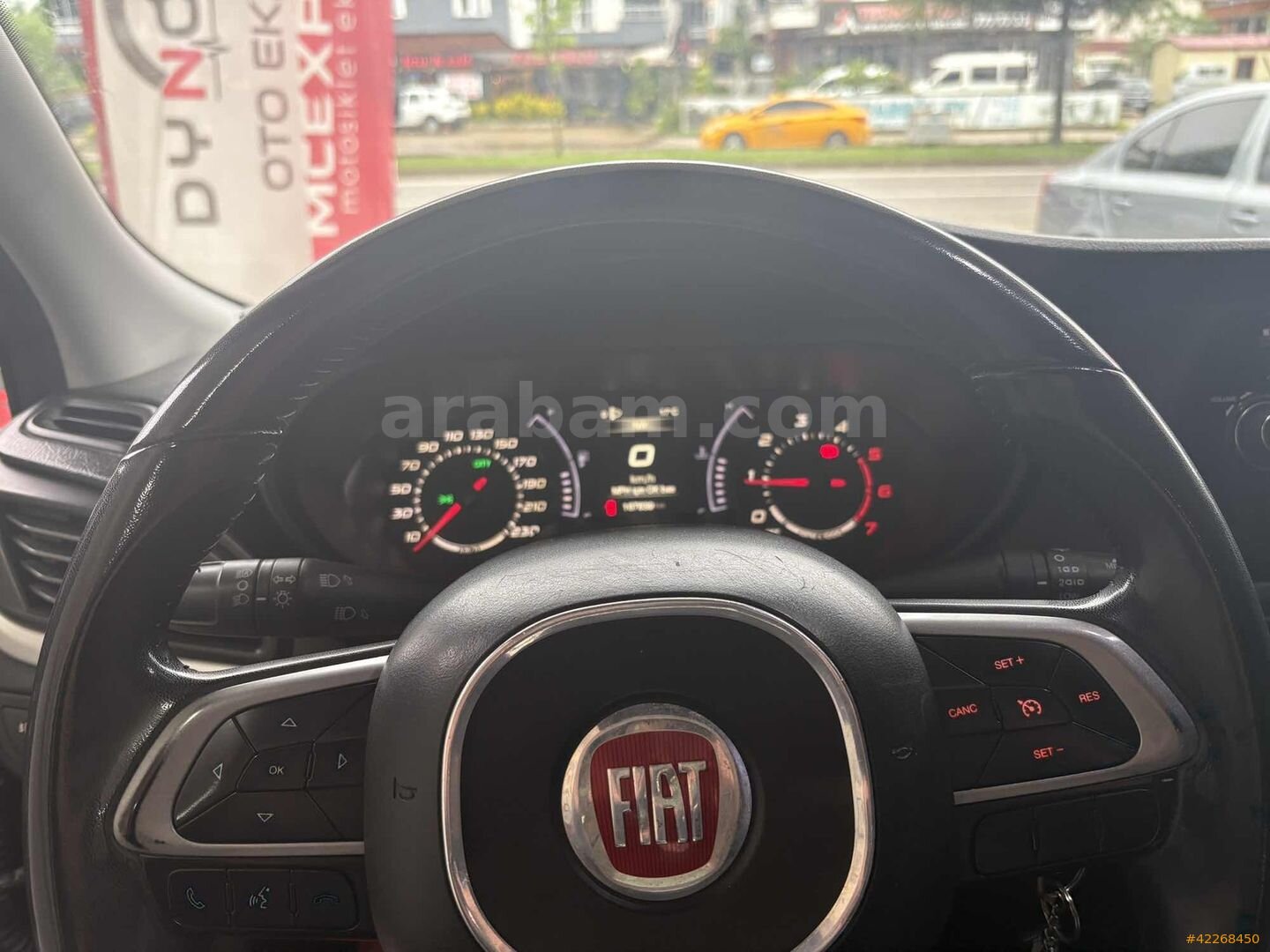 Galeriden Fiat Egea 1.6 Multijet Lounge 2016 Model Ordu 168.000 km Bordo 7