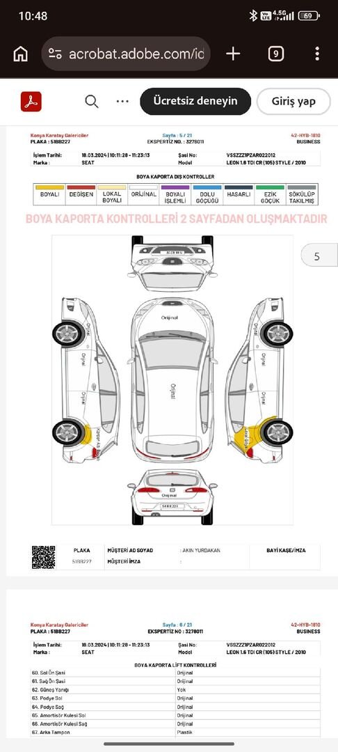 Sahibinden Seat Leon 1.6 Stylance 2010 Model Elazığ 255.000 km Siyah 4