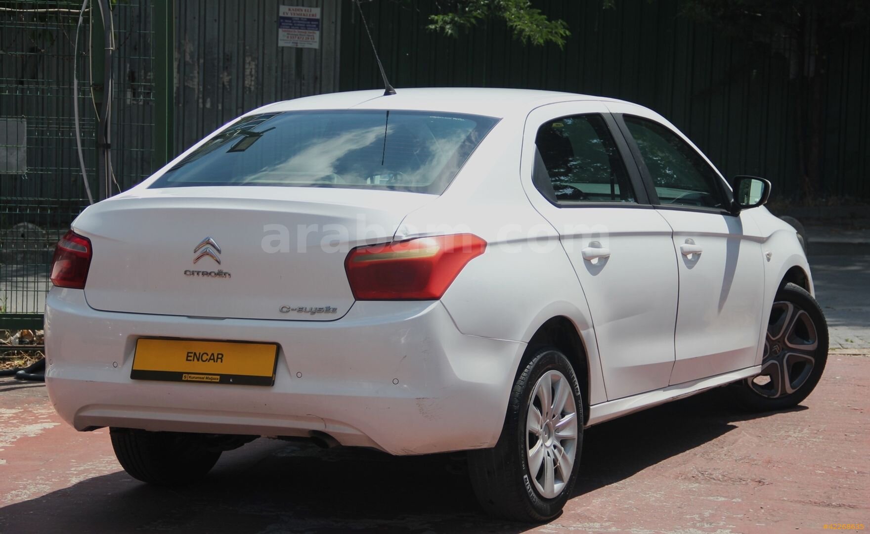 Galeriden Citroen C-Elysée 1.6 BlueHDI Feel 2018 Model İstanbul 209.645 km Beyaz 7