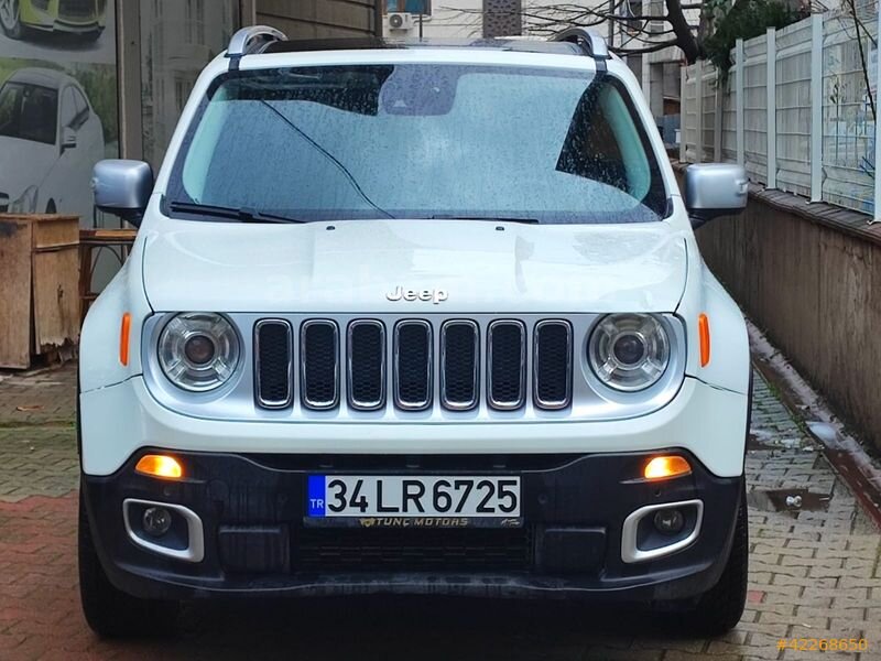 Galeriden Jeep Renegade 1.4 MultiAir Limited 2016 Model İstanbul 270.000 km Beyaz