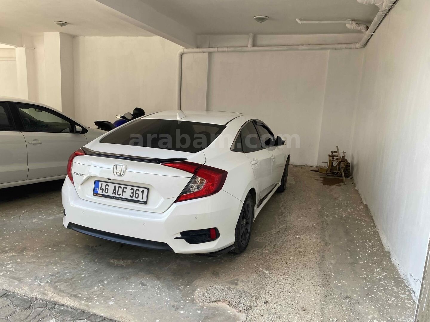 Sahibinden Honda Civic 1.6i VTEC Elegance 2020 Model Kahramanmaraş 38.000 km Beyaz 4