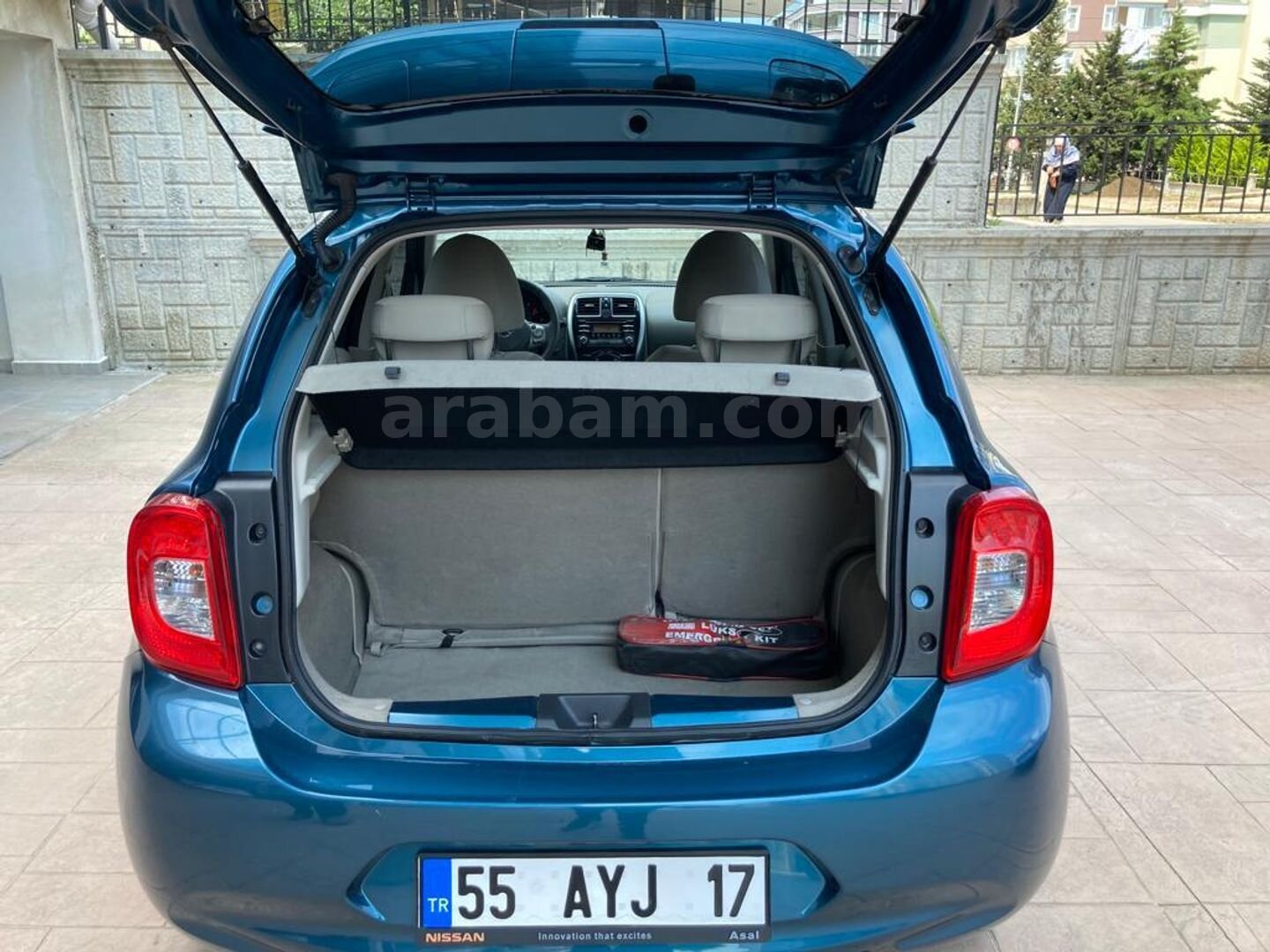 Sahibinden Nissan Micra 1.2 Match 2017 Model Samsun 63.000 km Mavi 6
