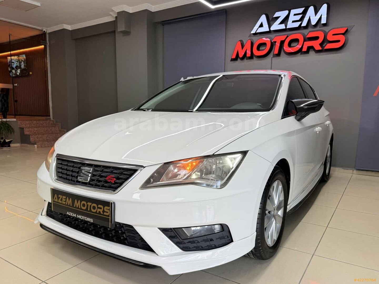 Galeriden Seat Leon 1.6 TDI Style 2017 Model İzmir 224.000 km Beyaz 2