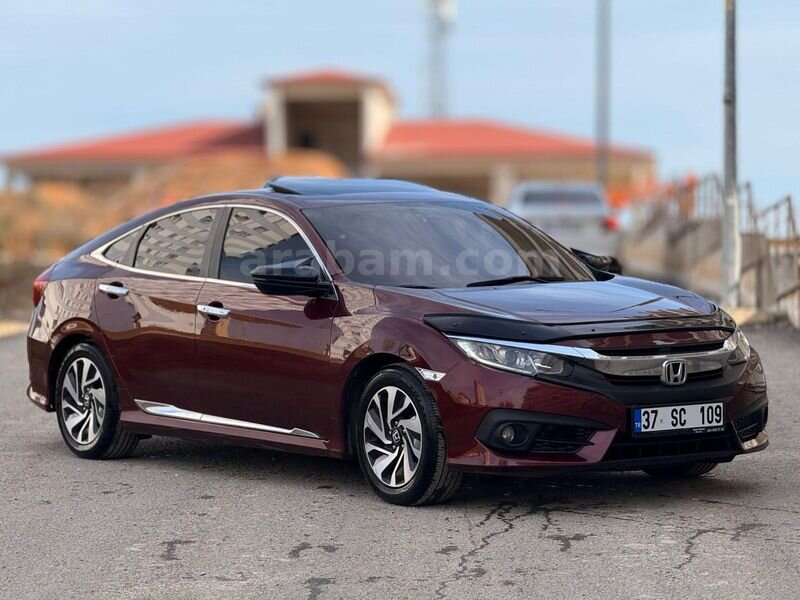 Sahibinden Honda Civic 1.6i VTEC Elegance 2017 Model Tekirdağ 220.000 km Bordo