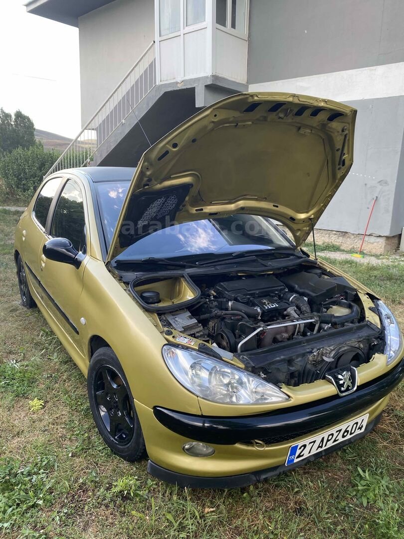 Sahibinden Peugeot 206 1.4 HDi X-line 2004 Model Erzurum 375.000 km Sarı 2