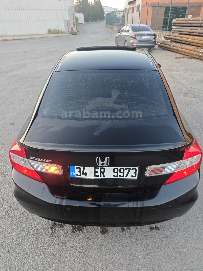 Sahibinden Honda Civic 1.6i VTEC Eco Elegance 2012 Model İstanbul 205.000 km Siyah 7