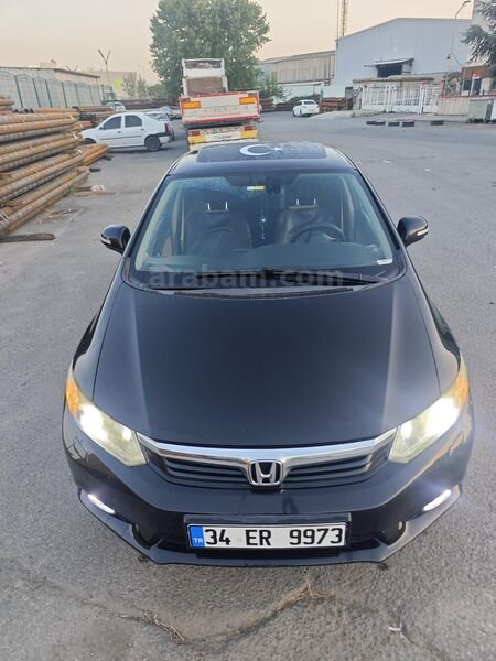 Sahibinden Honda Civic 1.6i VTEC Eco Elegance 2012 Model İstanbul 205.000 km Siyah