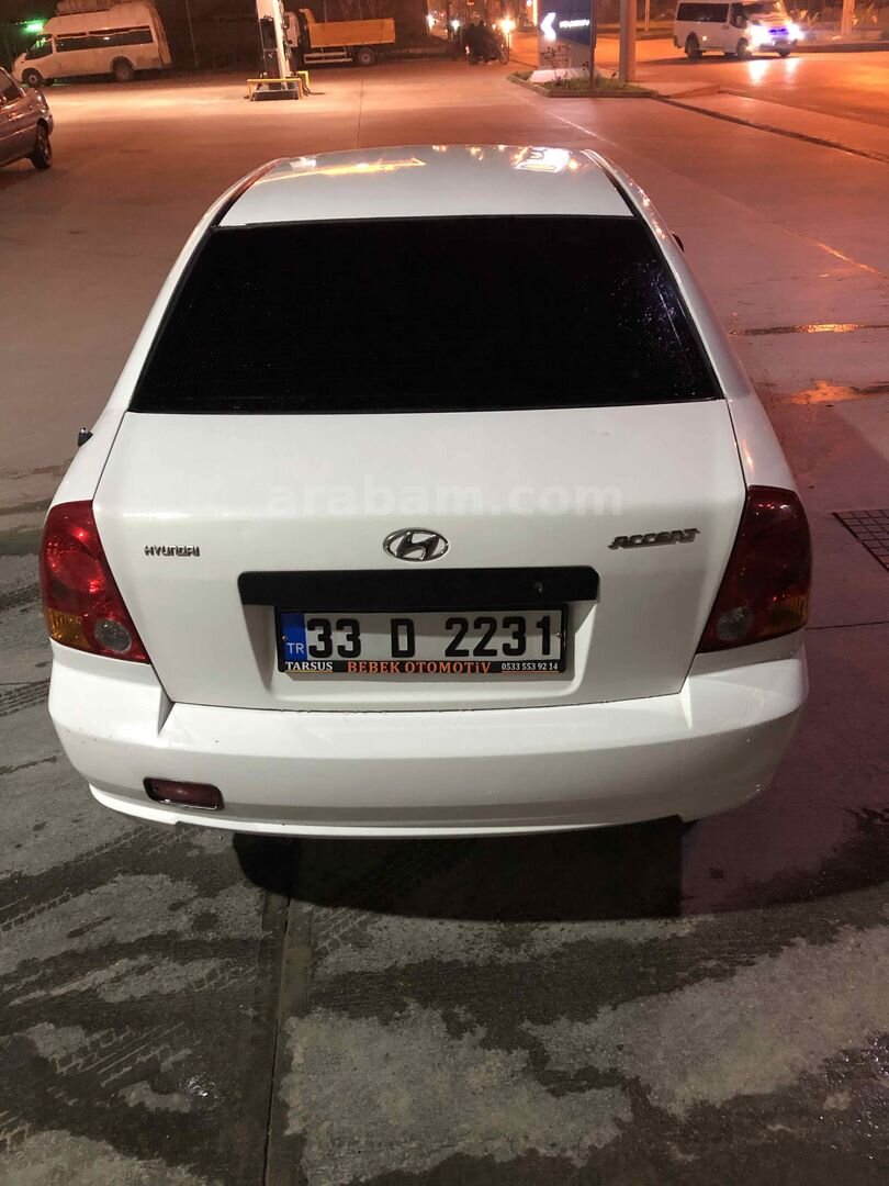 Sahibinden Hyundai Accent 1.3 Admire 2004 Model Mersin 258.000 km Beyaz 6