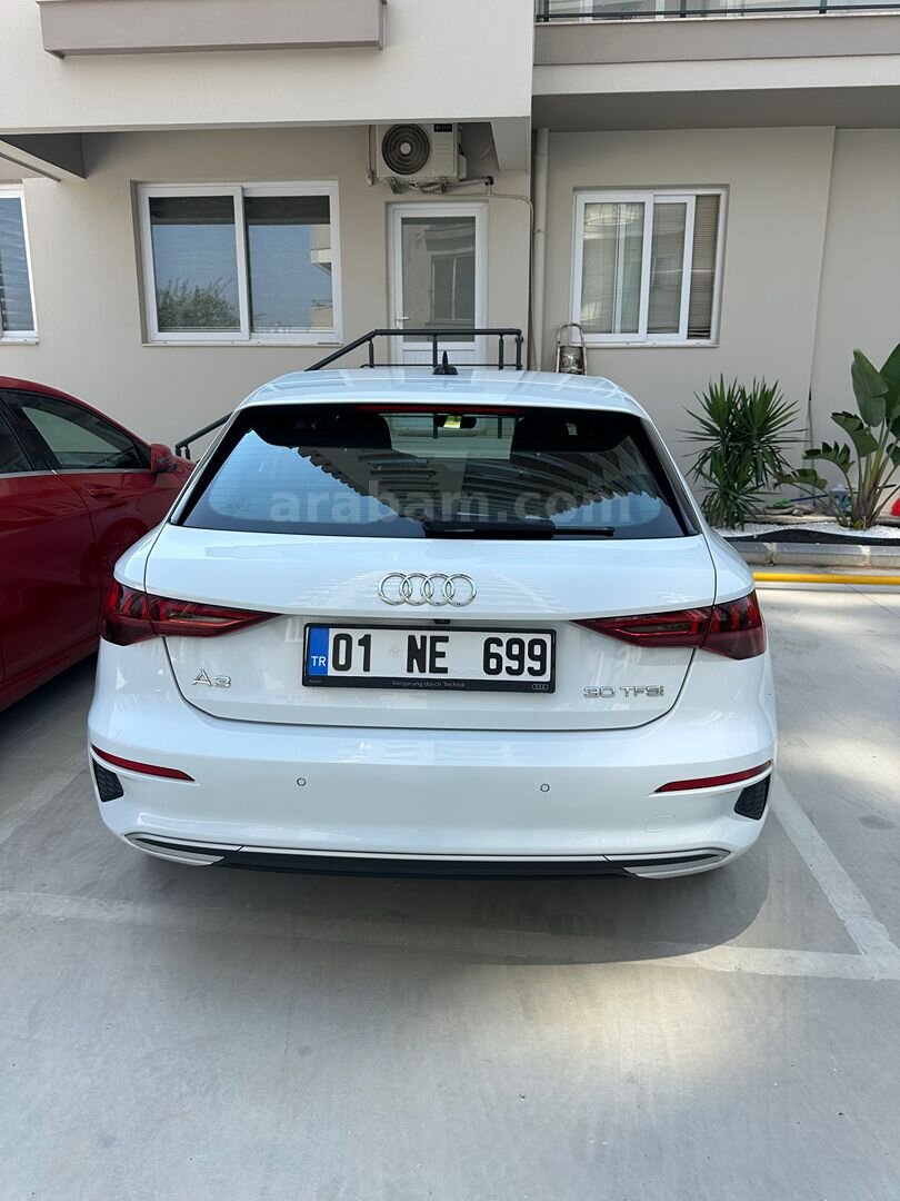 Sahibinden Audi A3 Sportback 30 TFSI Advanced 2021 Model Adana 56.950 km Beyaz 5