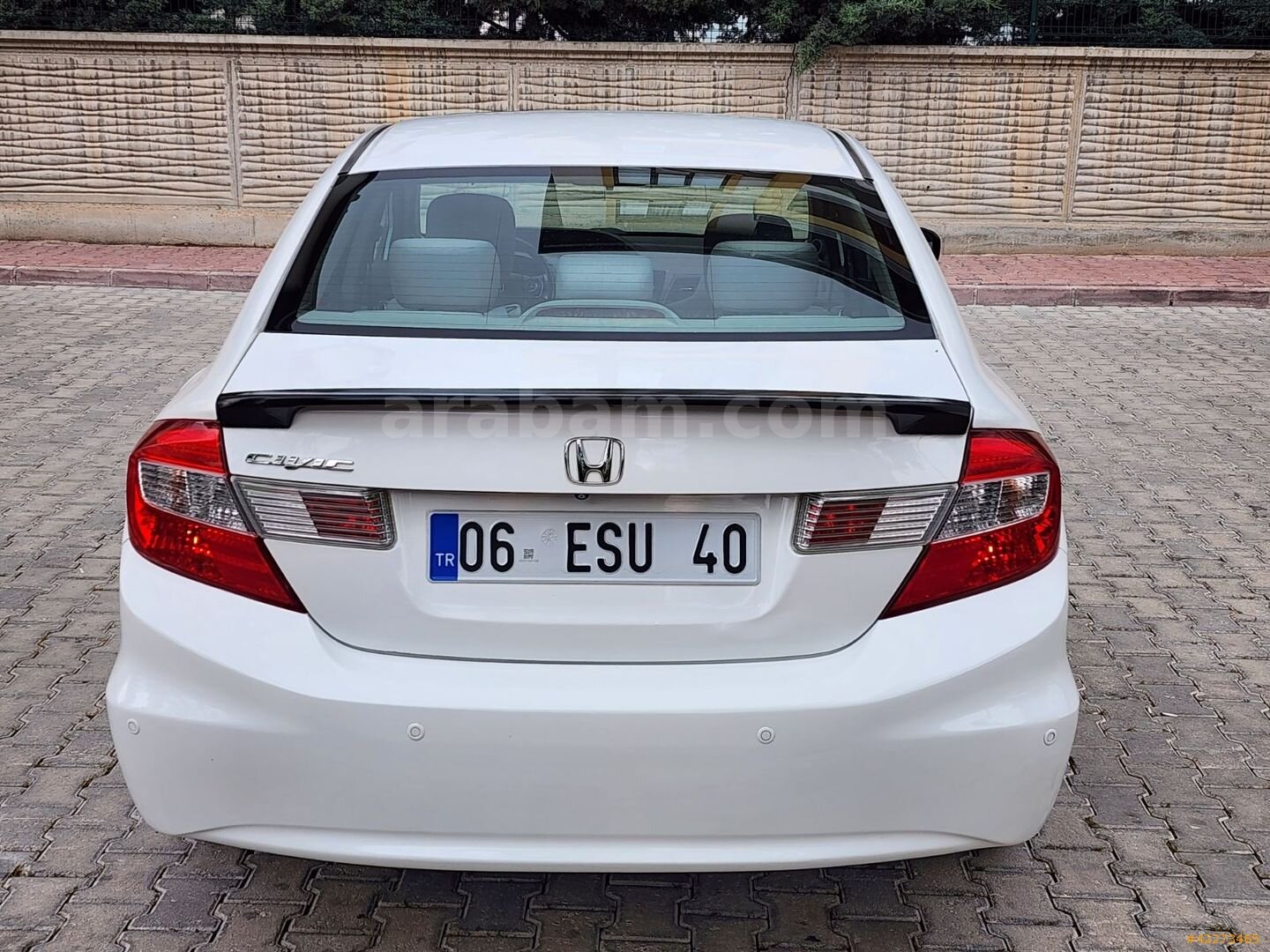Galeriden Honda Civic 1.6i VTEC Elegance 2012 Model Konya 190.000 km Beyaz 4