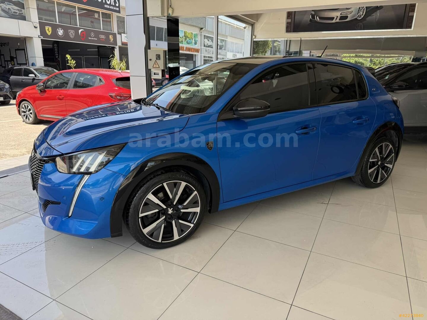 Galeriden Peugeot 208 1.2 PureTech GT 2021 Model Bursa 73.600 km Mavi 1
