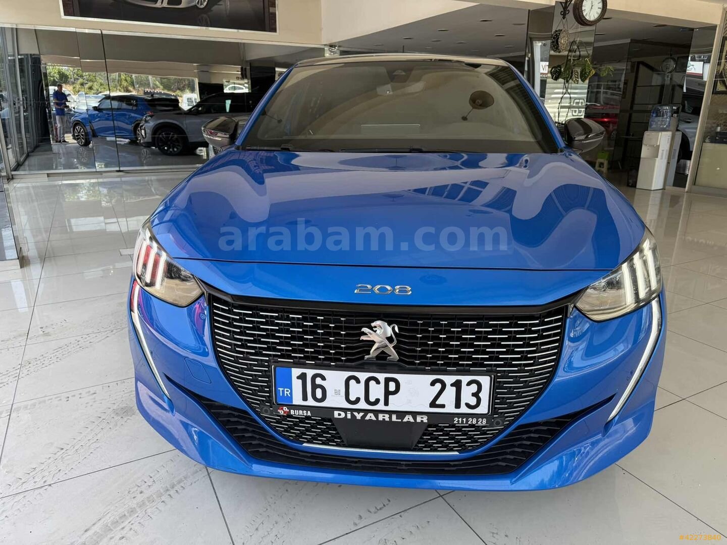 Galeriden Peugeot 208 1.2 PureTech GT 2021 Model Bursa 73.600 km Mavi 2
