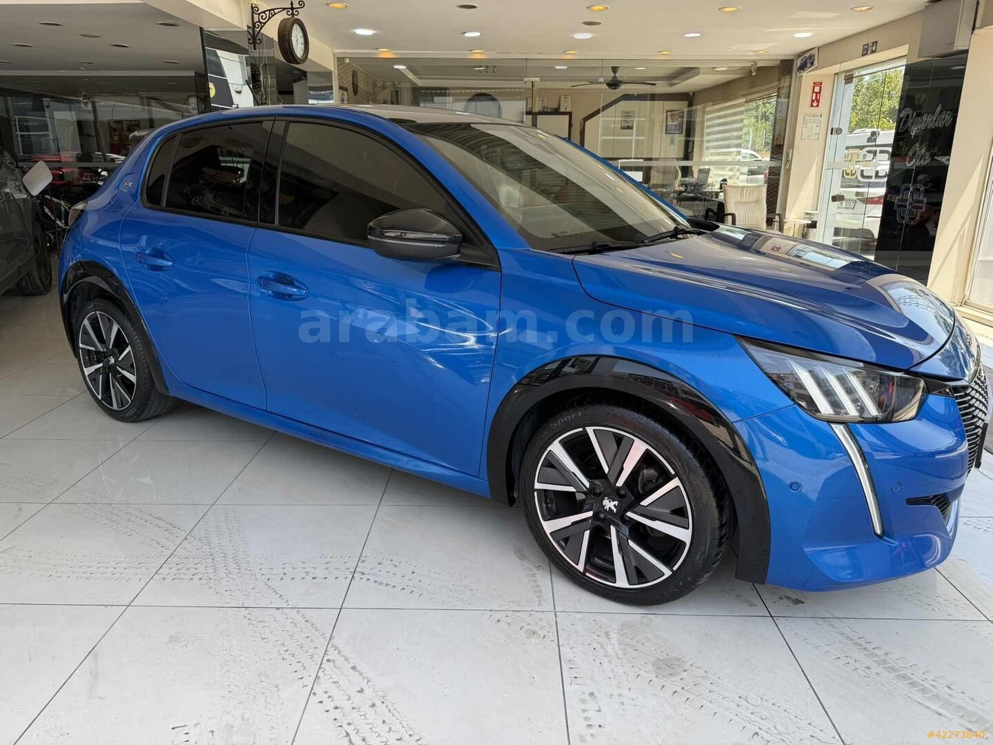 Galeriden Peugeot 208 1.2 PureTech GT 2021 Model Bursa 73.600 km Mavi 3