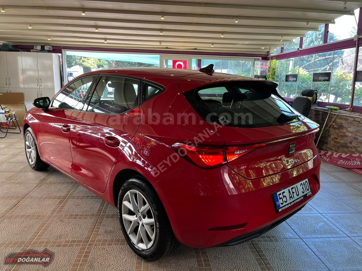 Galeriden Seat Leon 1.0 TSI Style 2021 Model Ankara 42.000 km Kırmızı 5