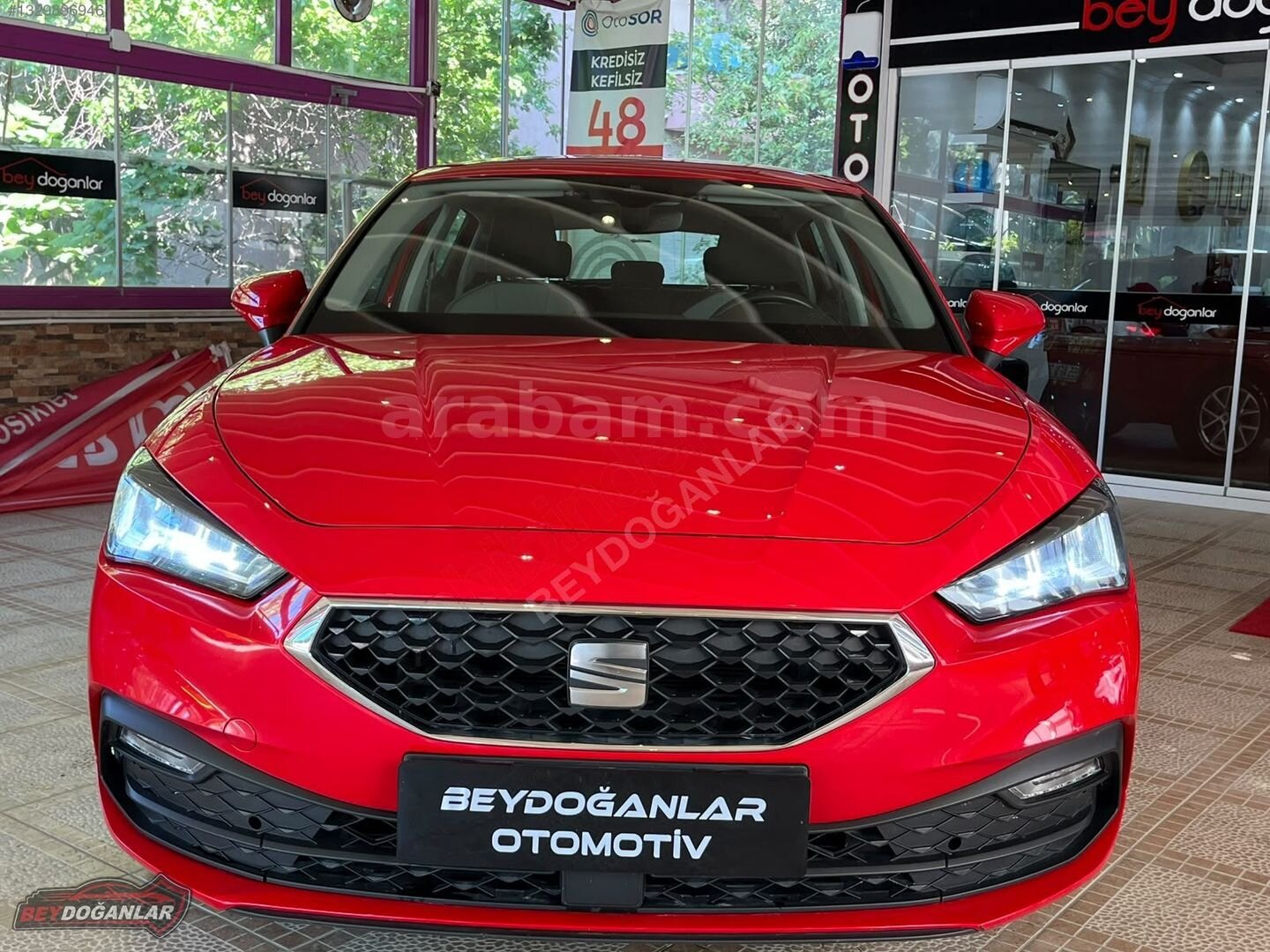 Galeriden Seat Leon 1.0 TSI Style 2021 Model Ankara 42.000 km Kırmızı 2