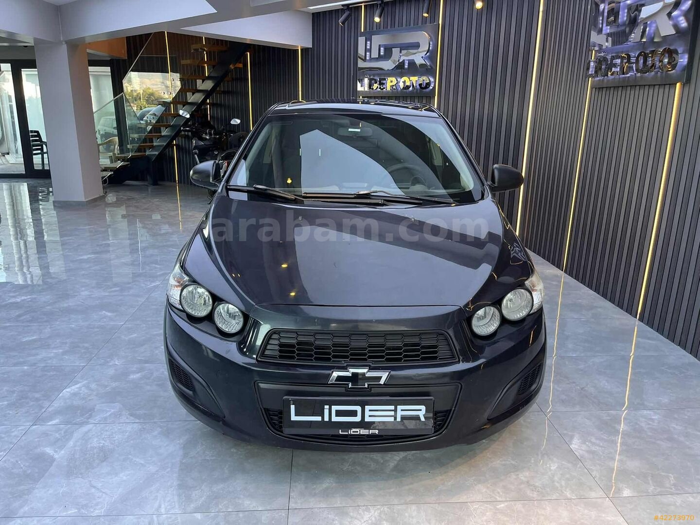Galeriden Chevrolet Aveo 1.3 D LS 2012 Model İzmir 238.000 km Siyah 3