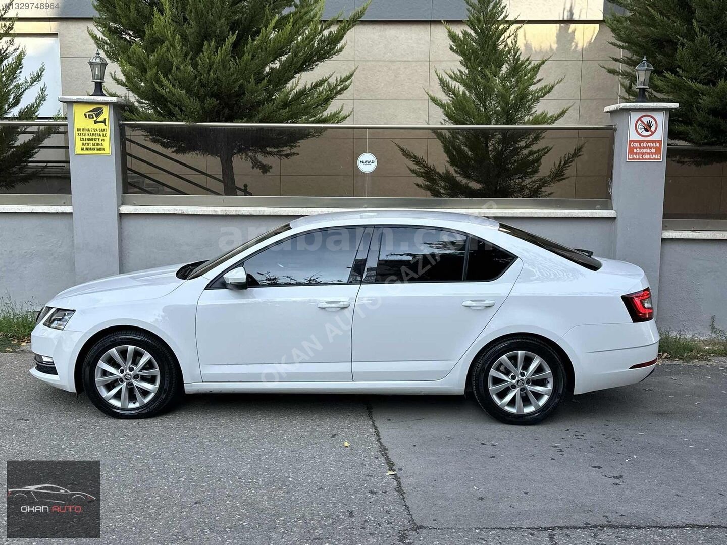 Galeriden Skoda Octavia 1.6 TDI Style 2017 Model Gaziantep 142.000 km Beyaz 4