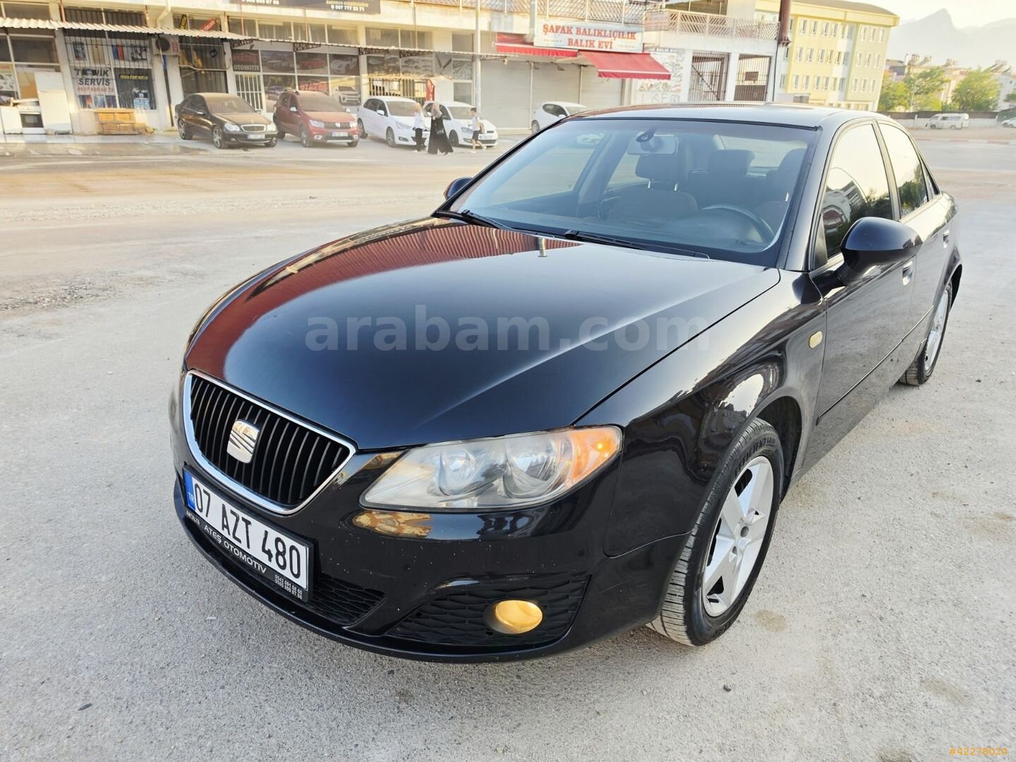 Galeriden Seat Exeo 1.6 Reference 2010 Model Antalya 288.000 km Siyah 4
